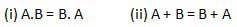 Commutative Law