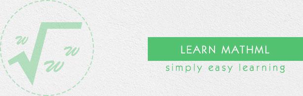 MathML Tutorial
