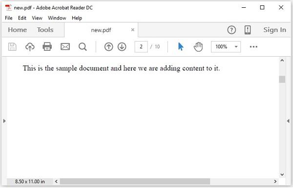 Adding text