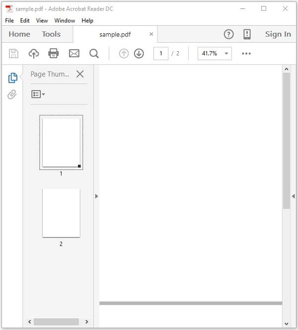 Removing page after