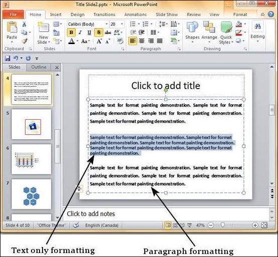 Microsoft PowerPoint 2010