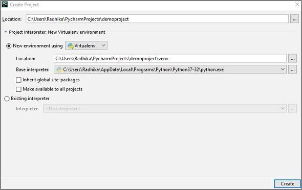 Creation Interpreter