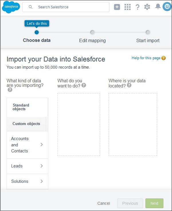 Data Import 1