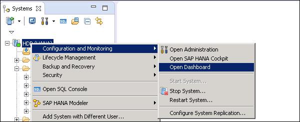Open Dashboard