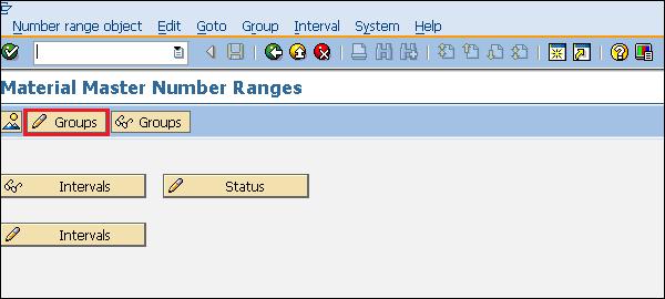 SAP Assign number range