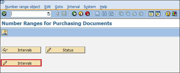 SAP Configuration number range rfq