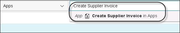 Create Supplier Invoice