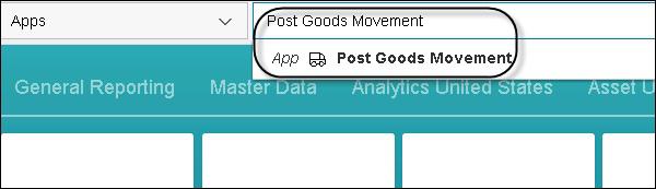Goods Movement