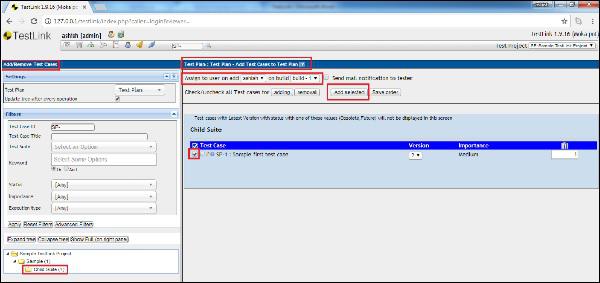 Step2 Add Test Cases to Plan