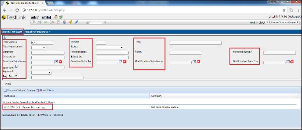 Step4 Search Test Cases