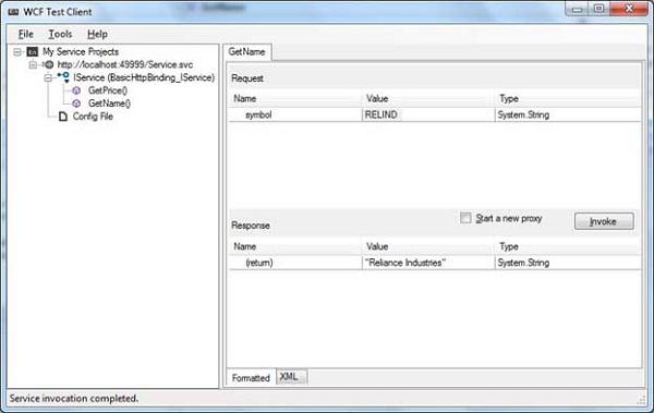 WCF Service Testing
