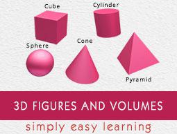 3d Figures and Volumes