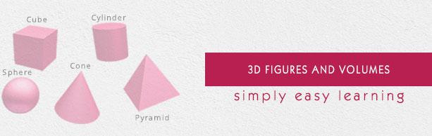 3d Figures and Volumes
