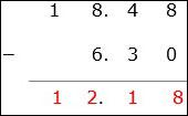 Sum of Decimal