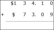 Sum of Decimal
