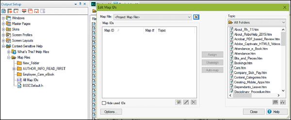 Create Map ID