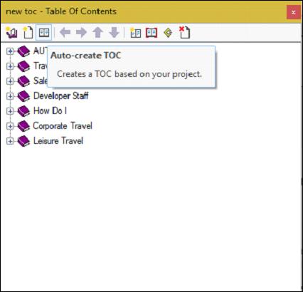 Create TOCs