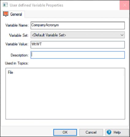 Editing Variable