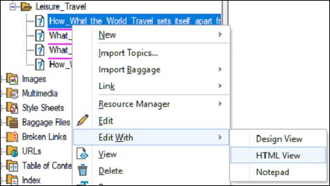 Opening Topic