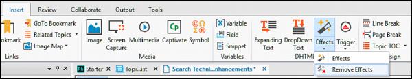 Remove DHTML Effects