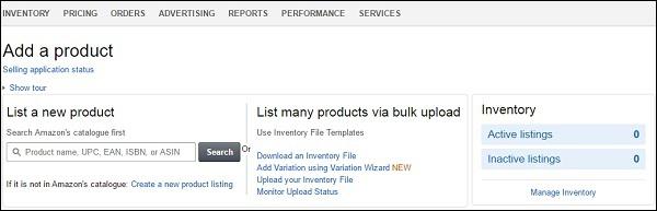 List New Product
