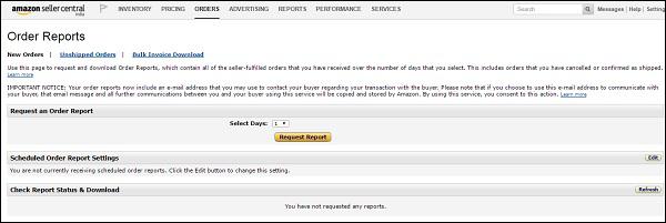 Order Report
