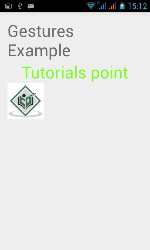 Android Gestures Tutorial