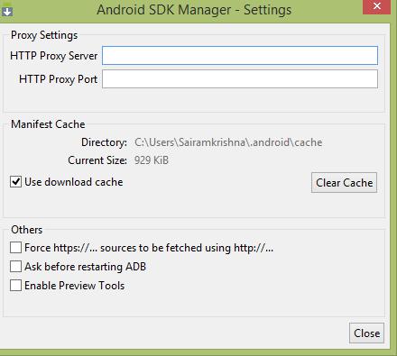 Android SDK Manager Tutorial