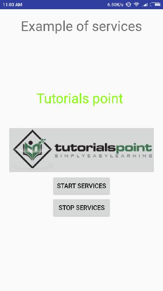 Android Service Demo