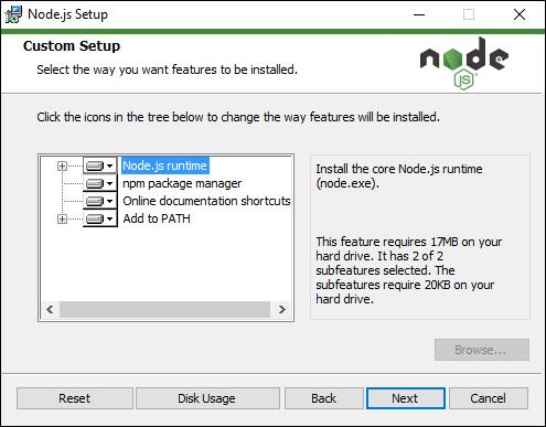 Default Installation