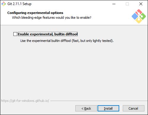 Experimental Options