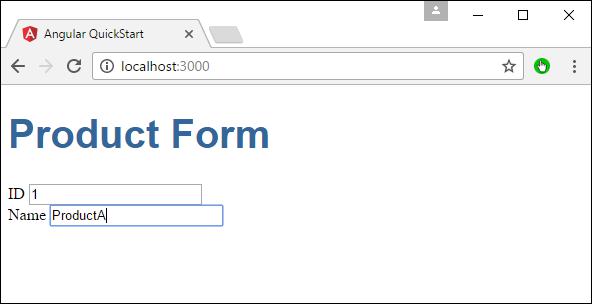 Product Form