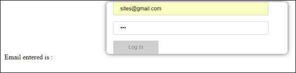Three Characters Entered In Password