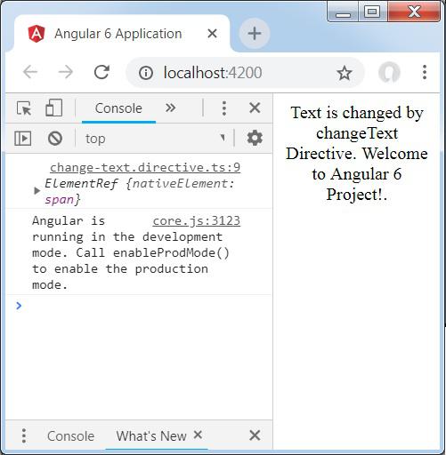 ChangeText Directive