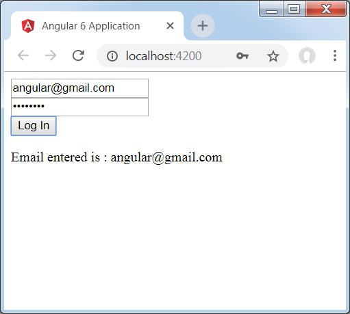 Screenshot onClickSubmit Event