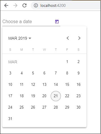 Choose Date