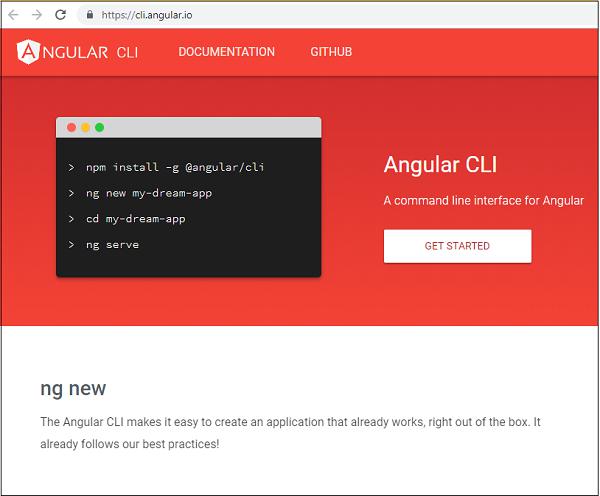  CLI Angular