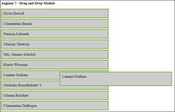 Drag Drop Position