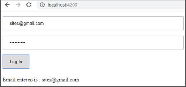 Email Displayed