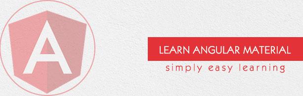 Angular Material Tutorial