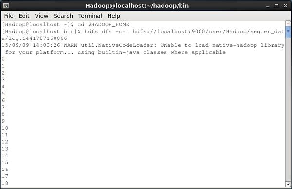 Verifying the Contents of the File 