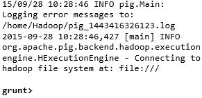 MapReduce Mode Output