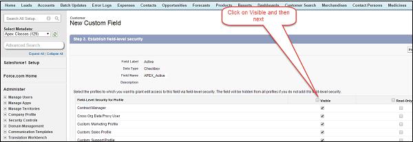 Customer Custom Field Creation Step7