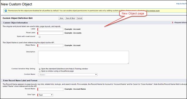 Customer Object Ceation Step4