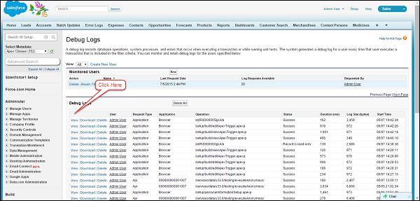 Debugging Via Debug Console Step7