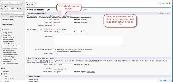 Final Invoice Object View