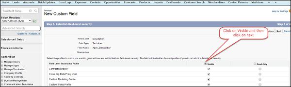 Invoice Custom Field Creation Step7