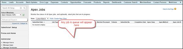 Monitoring Apex Batch Step2