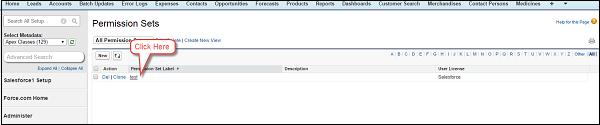 Setting Apex Class Security From Permissionset Step2