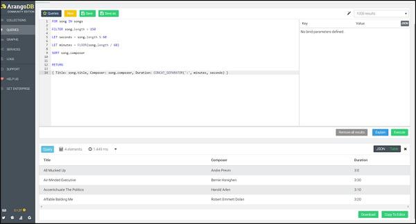 Complex Query in AQL 2
